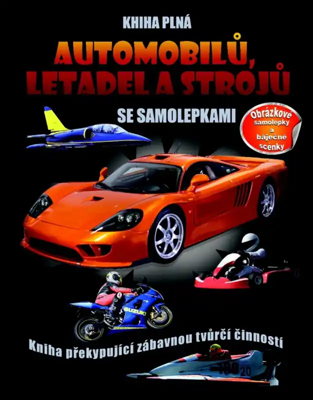 Kniha plná automobilů, letadel a strojů Sezónní Sleva