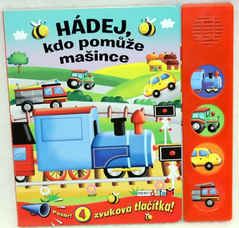 Jen Po Omezenou Doba Hádej, kdo pomůže mašince - 4 zvuková tlačítka!