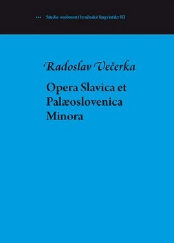 Nízká Cena Opera Slavica et Palaeoslovenica