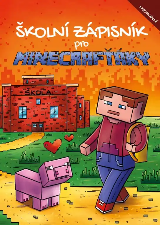 Školní zápisník pro Minecrafťáky Nová Kolekce
