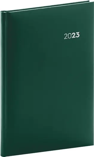 Týdenní diář Balacron 2023, zelený Vrácení Zdarma
