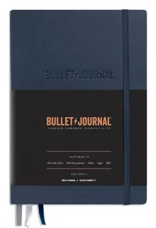 Autentický Bullet Journal - Edition 2, Medium (A5), 120 g/m2 paper, 206 S., tečkovaný