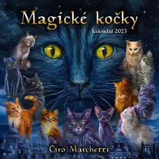 Zlevněný Magické kočky, kalendář 2023