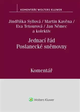 Top Prodej Jednací řád Poslanecké sněmovny: Komentář