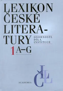 Lexikon české literatury 1 / (A-G) Přímo Od Výrobce
