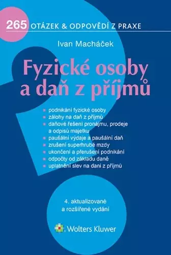 Novinka Fyzické osoby a daň z příjmů