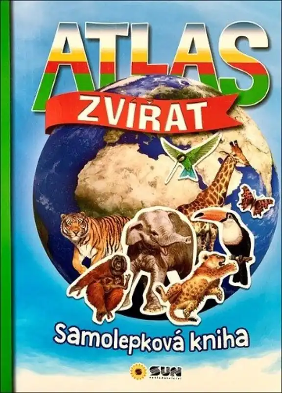 Sleva Zeměpisný atlas zvířat : samolepkový