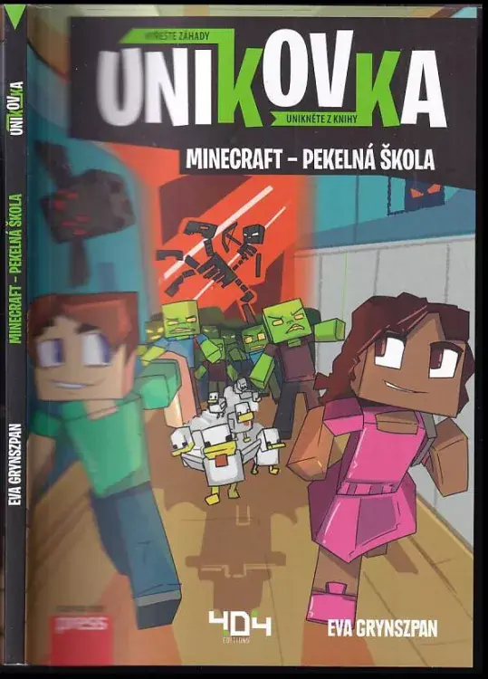 Únikovka : Minecraft - pekelná škola : vyřešte záhady, unikněte z knihy Přímo Od Výrobce
