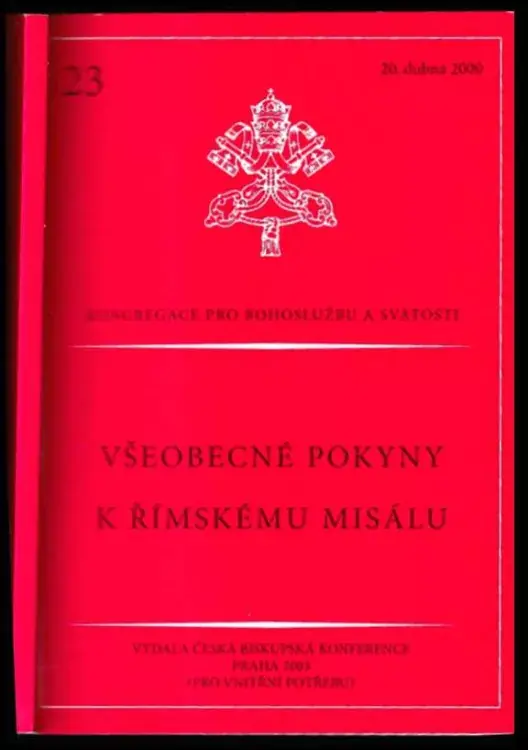 Levný Všeobecné pokyny k římskému misálu : (editio typica tertia 2002) - 23