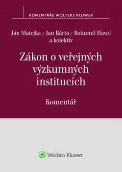 Ověřený Zákon o veřejných výzkumných institucích : komentář