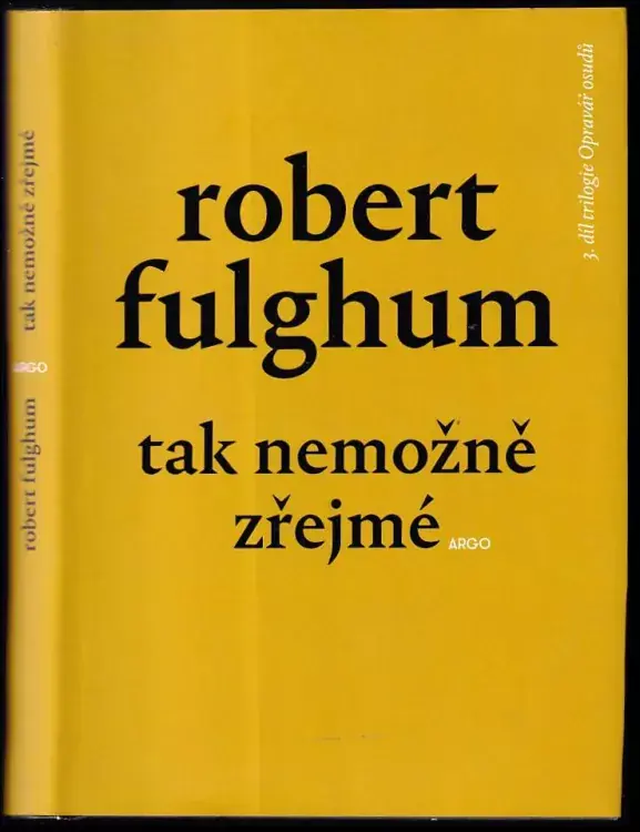 Super Cena Opravář osudů : Tak nemožně zřejmé - 3. díl trilogie